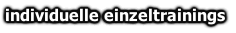 individuelle einzeltrainings
